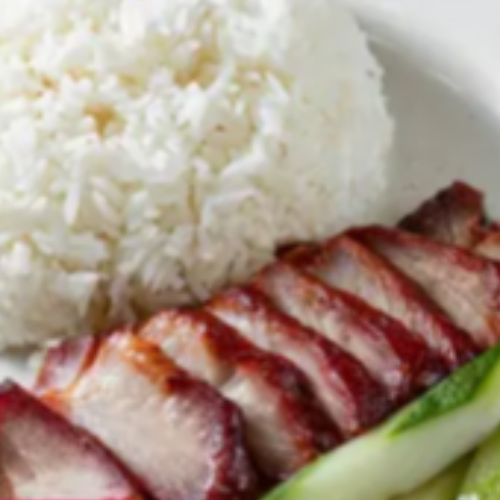 Char Siew & Chicken Rice