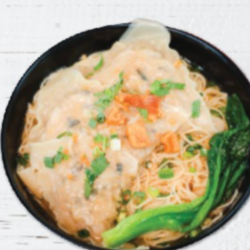 Big Prawn Dumpling Noodles [Dry]