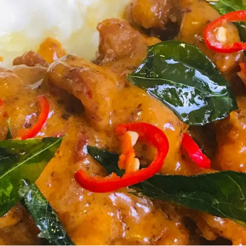 Sambal Salted Egg Dice Chicken Rice
