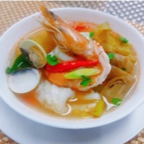 Tom Yum Soup (Clear - Based) Seafood/ Chicken/ Pork