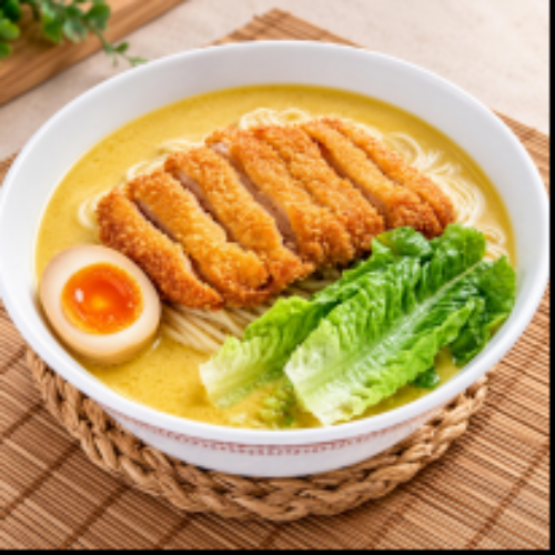 Golden Broth Chicken Cutlet Noodles
