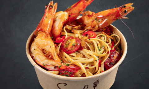 Tiger Prawn Aglio Olio [Fusilli]