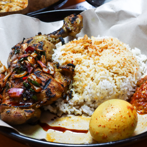 Grilled Chicken Rice - Nasi Ayam Panggang