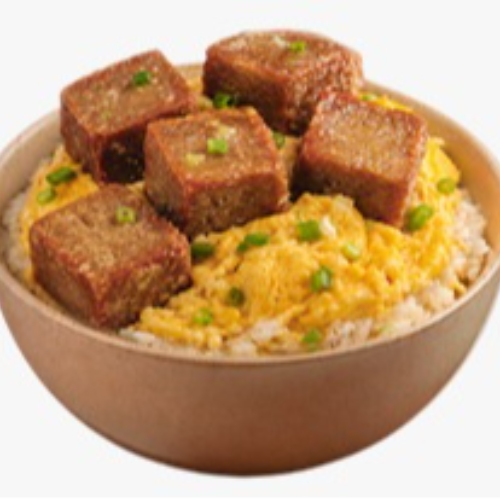 Chicken Spam Egg Rice 
