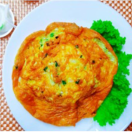 White Onion Omelette