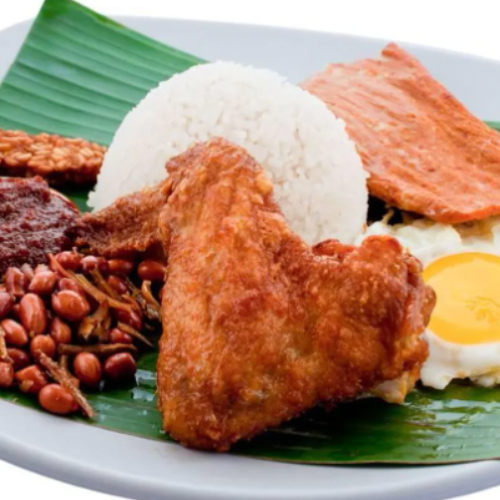 Chicken Wing & Otah Set (Nasi Lemak Ayam Taliwang #01-71 - LPS)