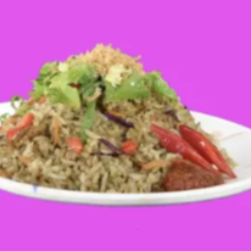 Vegetarian Sambal Fried Rice
