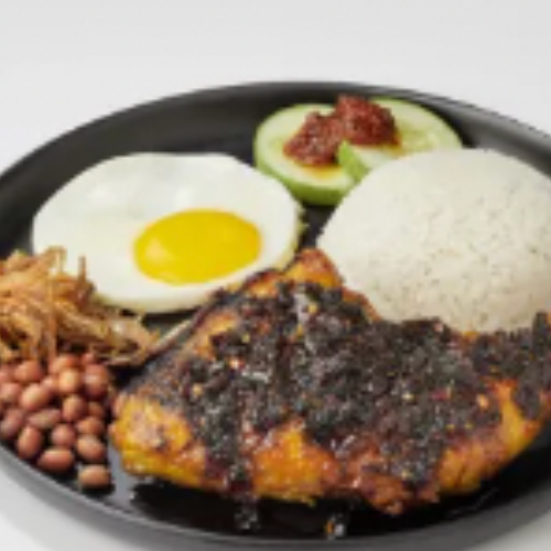 Nasi Lemak Ayam Kecap Sambal 