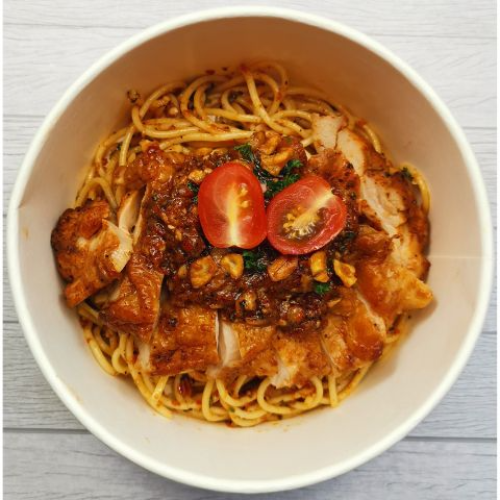 Spicy Garlic Chicken Pasta