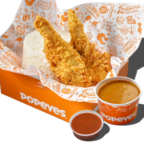 Poppy Power Chicken Rice Box + 1pc Buttermilk Tender