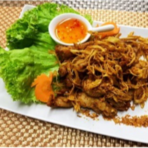 Deep Fried Lemongrass with Chicken/ Pork