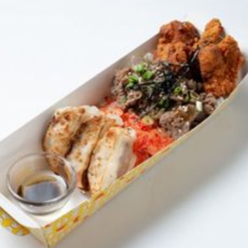 Yakiniku Beef/ Karaage Combo X 3 Original Gyozas