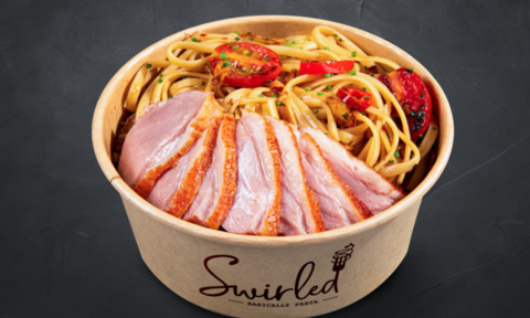 Smoked Duck Aglio Olio [Fusilli]