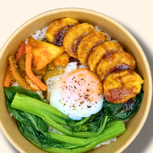 Braised Tofu Rice [Vegetarian] ( Fun Wan - R77)