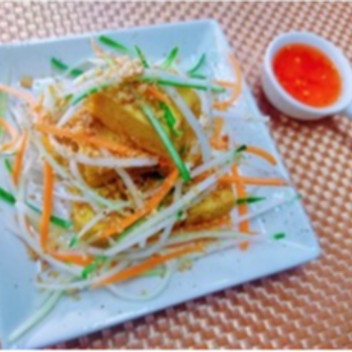 Deep-Fried Tofu with Thai Chilli Sauce
