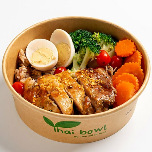 Spiced Garlic Chicken Bowl
