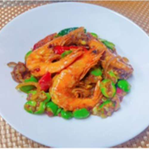 Sambal Petai with Prawn