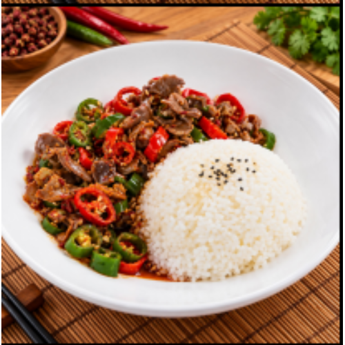 Sichuan Chicken Gizzard Rice Bowl