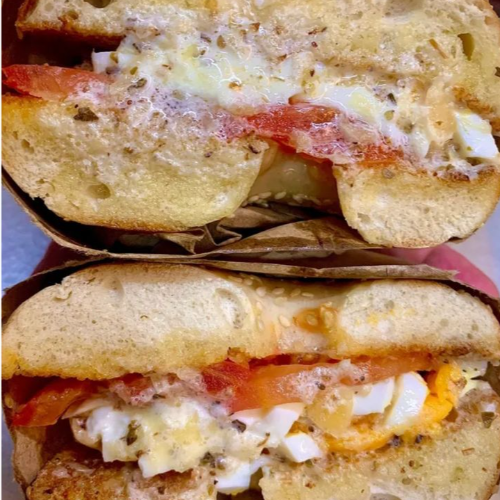 Megg-an Fox Vegetarian Bagel