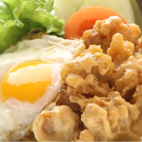 Salted Egg Creamy Pork Ribs Rice