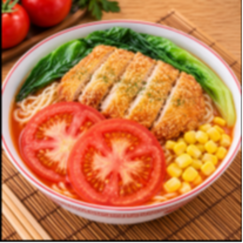 Tomato Chicken Cutlet Noodles