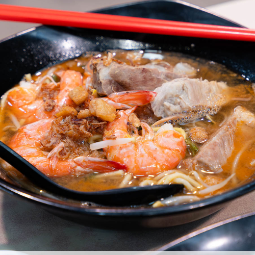 Big Prawn Noodle w/ Pork Rib (Large)