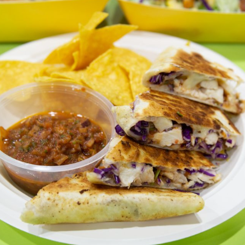 Sous Vide Chicken Breast Quesadilla