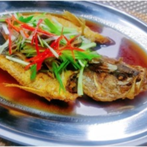Deep Fried Fish with Superior Soya Sauce