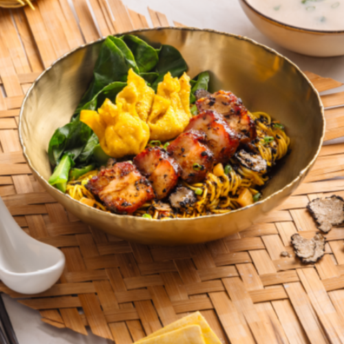 Truffle Char Siu Wanton Noodles