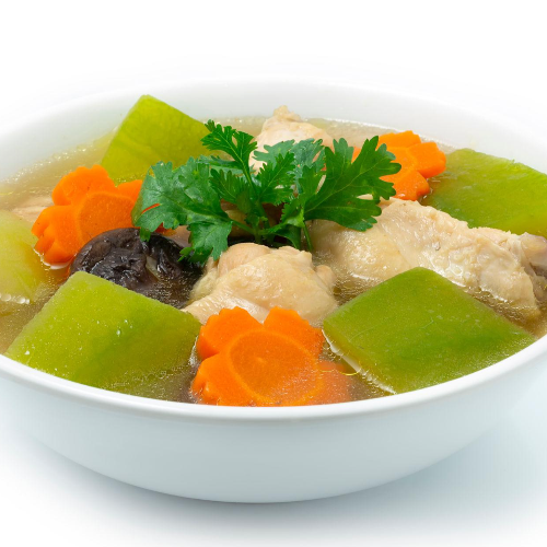 Winter melon & Corn w/ Chicken Soup