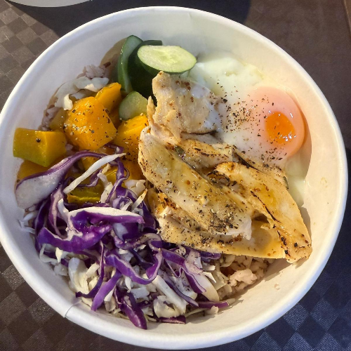 Honey Chicken Rice Bowl