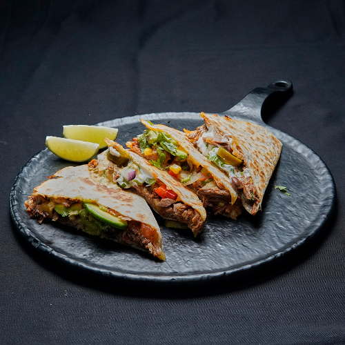 Smashed Quesadilla - Barbacoa Beef
