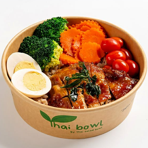 Grilled Hot Basil Chicken Bowl