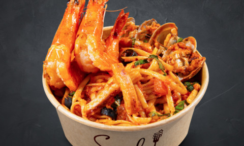 Swirled's Seafood Pasta [Fusilli]