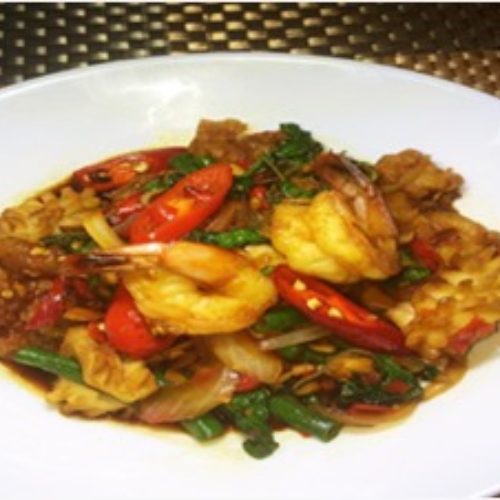 Hot Basil with Seafood