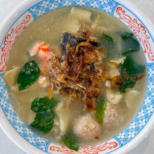 Mee Hoon Kueh Soup