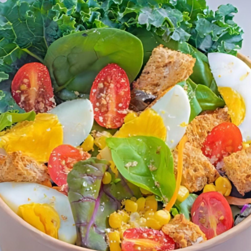 Caesar Salad w/ Vinaigrette Dressing [VEG]