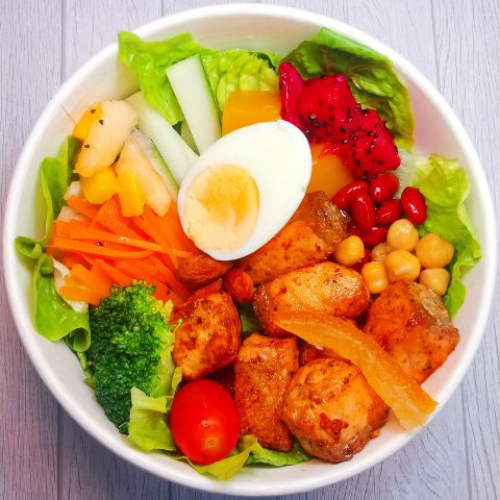 Smoked Paprika Salmon Green Bowl