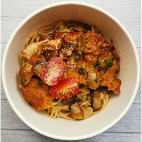 Creamy Mushroom Chicken Pasta