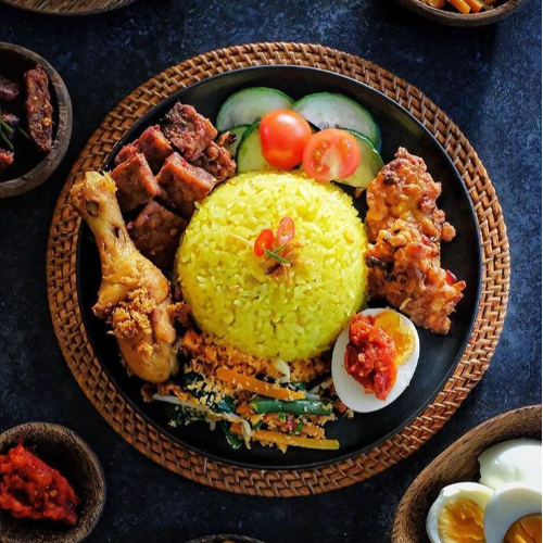 Nasi Kuning Sate Set