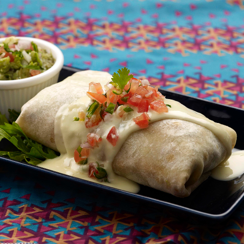 Sauteed Zucchini Burrito Combo Meal