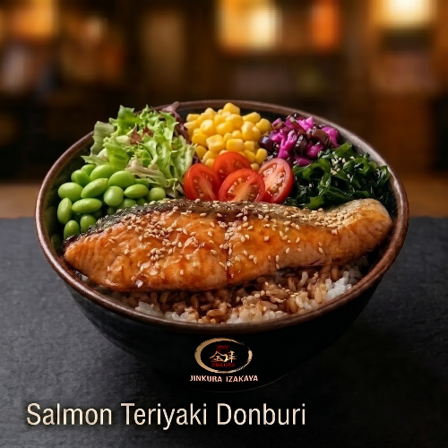 Salmon Teriyaki Donburi