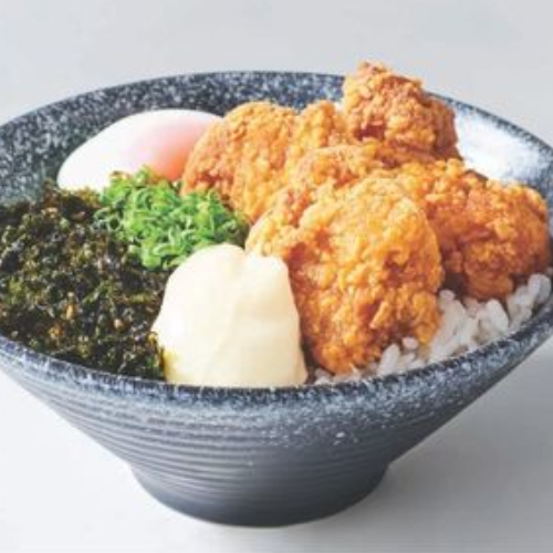 Chicken Karaage Don w Sous Vide Egg