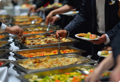Corporate Buffet Catering Singapore | WhyQ