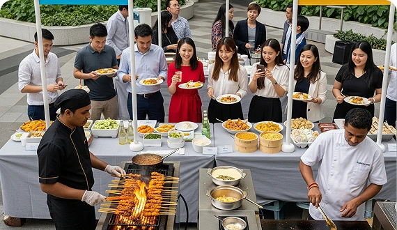 Corporate Buffet Catering | WhyQ
