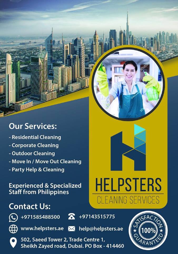 Helpsters Cleaning Services(Cleaning Services) in Business Bay, Dubai HiDubai