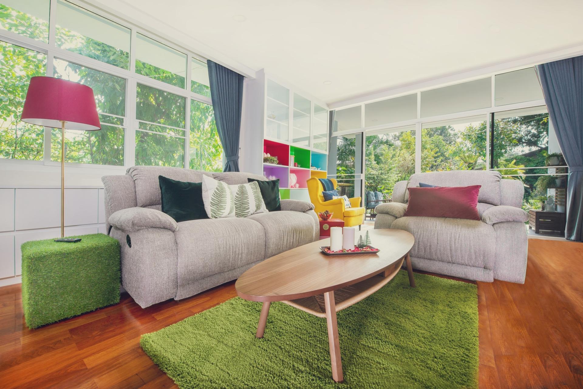 Living Room สีสันสดใส