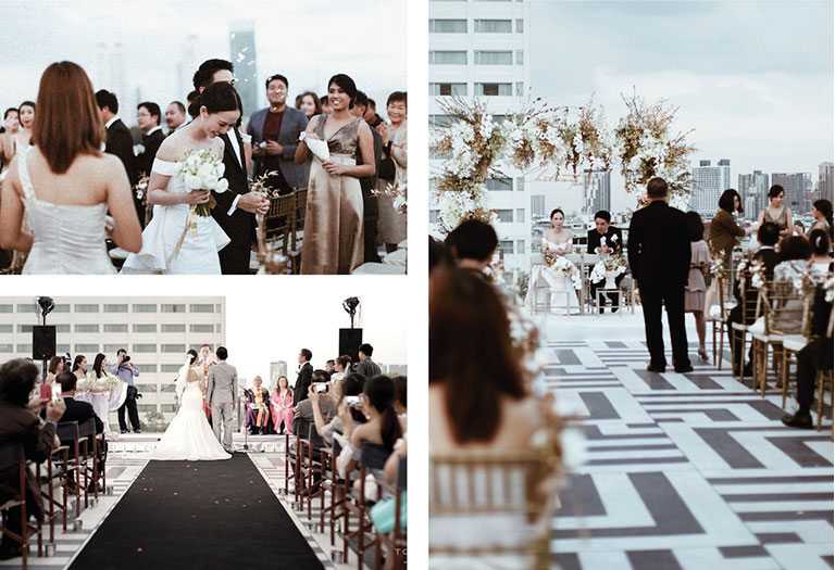 Rooftop Wedding จัดงานไม่มีค่าใช้จ่ายขั้นต่ำ @Hotel Once Bangkok