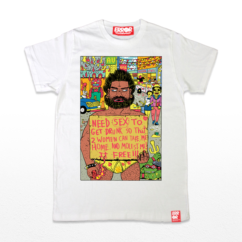 เสื้อยืดคอกลม - Need Sex : 590 THB - error clothing -