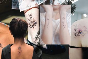 Floral Tattoo รวม รอยสัก ‘รูปดอกไม้’ สำหรับสายหวานปนเท่